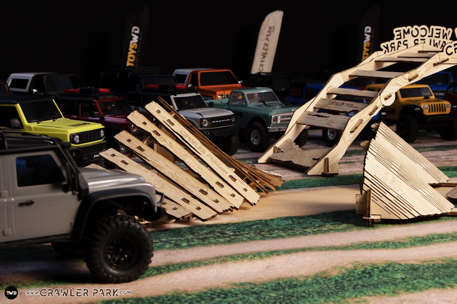 KIT of 5 obstacles for RC Crawler Park course 1/24 & 1/18 scale