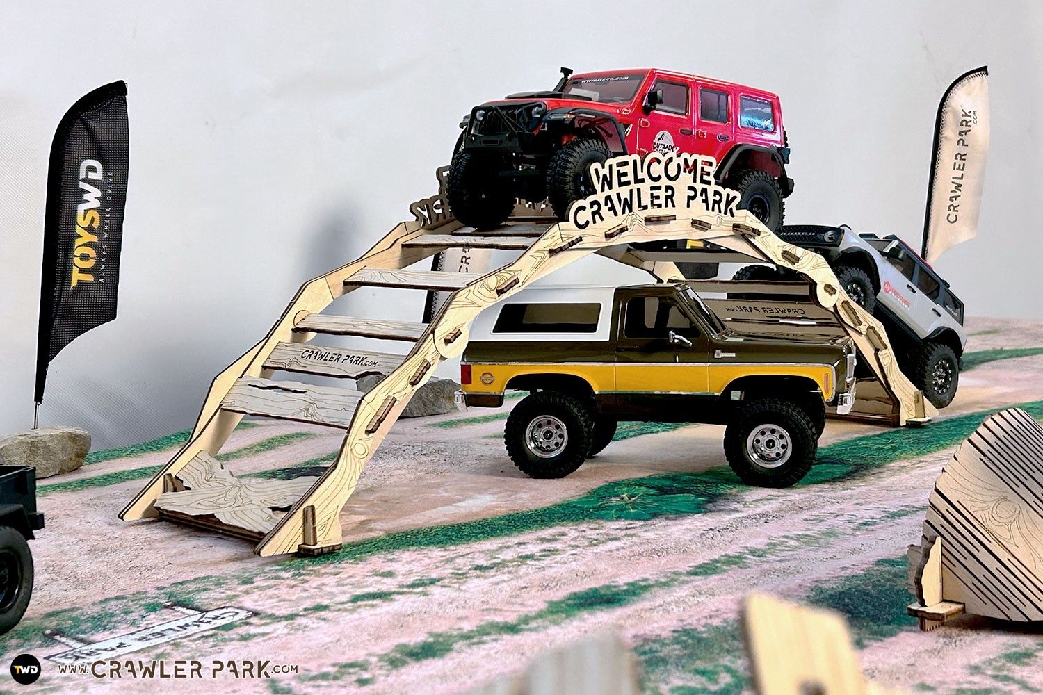 HOME KIT of 3 obstacles for RC Crawler Park course 1/24 & 1/18 scale