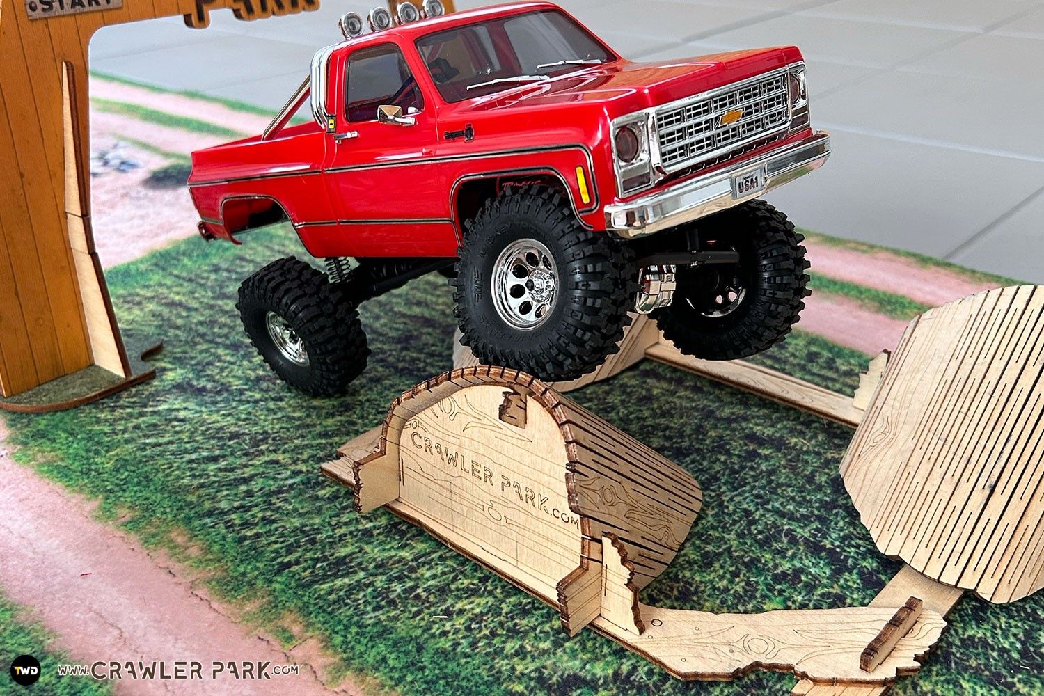 HOME KIT Of 3 Obstacles For RC Crawler Park Course 1/24 & 1