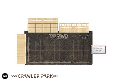 ToysWD Pit Mat wood RC...