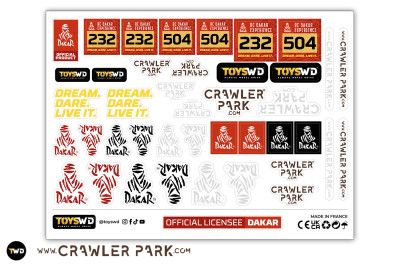 Dakar Mini Sticker Set 1/18...