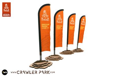 Dakar Flag 1/18 scale RC...